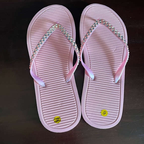 Womens Pink Sandals Size 9 - Picture 3 of 5